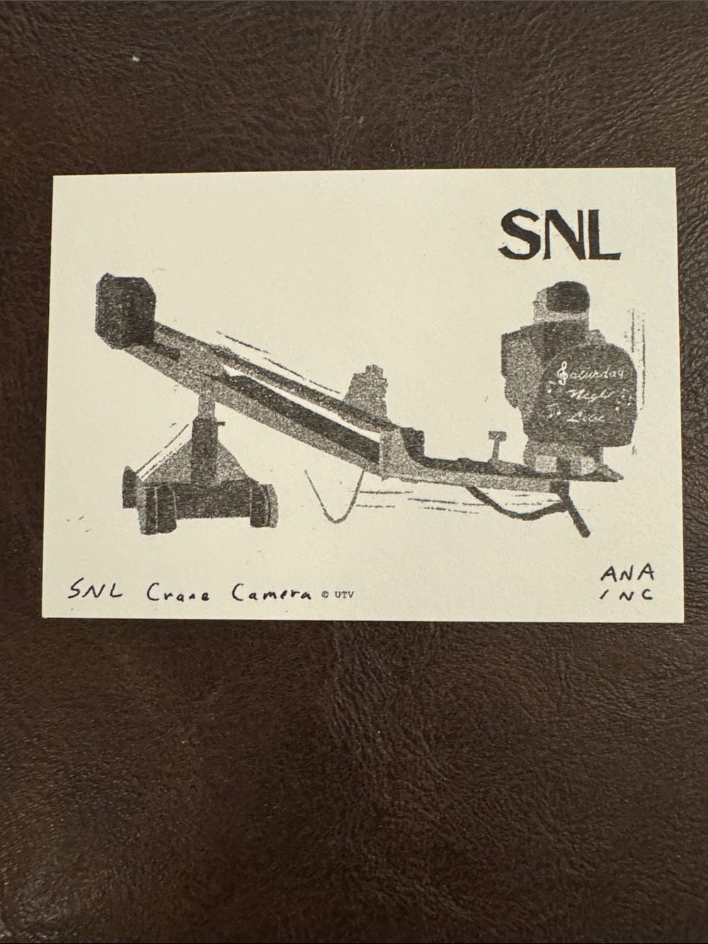 SNL Crane Camera - Shop NBC Studios Ana Inciardi Mini Print Vending Machine New